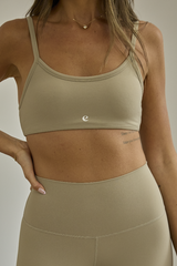 The Ellevate Bra | Stone Beige